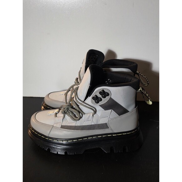 New Dr Martens Boury Utility Combat Boots Gun Metal Grey Size  Men\'s 7 Women’s 8 main image 10